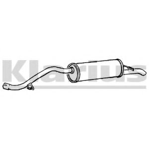 Глушитель выхлопных газов конечный KLARIUS AN541M