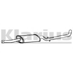 Средний глушитель выхлопных газов KLARIUS AR33C