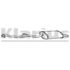 Глушитель выхлопных газов конечный KLARIUS BM189T