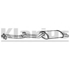 Глушитель выхлопных газов конечный WALKER 19451