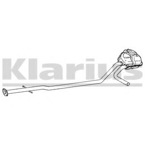 Средний глушитель выхлопных газов KLARIUS BM386D