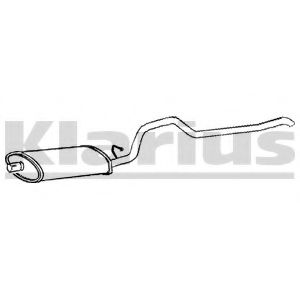 Глушитель выхлопных газов конечный KLARIUS CH1H