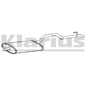Средний глушитель выхлопных газов KLARIUS CH39H