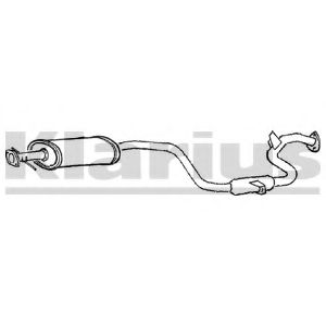 Средний глушитель выхлопных газов KLARIUS CL184L