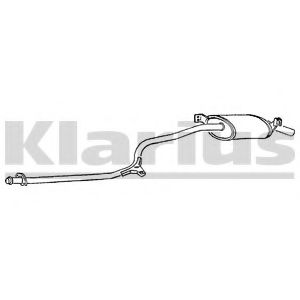 Глушитель выхлопных газов конечный WALKER 18943