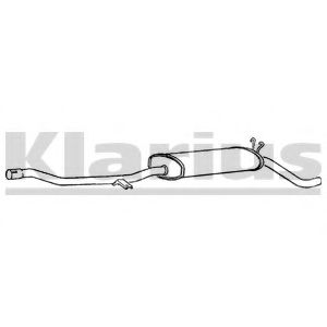 Глушитель выхлопных газов конечный KLARIUS CN206M