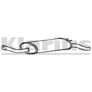 Глушитель выхлопных газов конечный KLARIUS CN49E