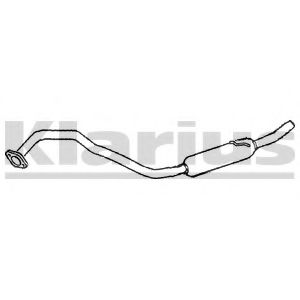 Глушитель выхлопных газов конечный KLARIUS DN433W