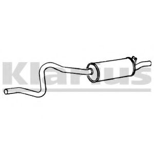 Глушитель выхлопных газов конечный KLARIUS FD331T