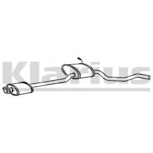 Средний глушитель выхлопных газов KLARIUS FD804X
