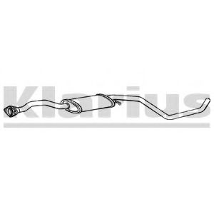 Средний глушитель выхлопных газов WALKER 16138