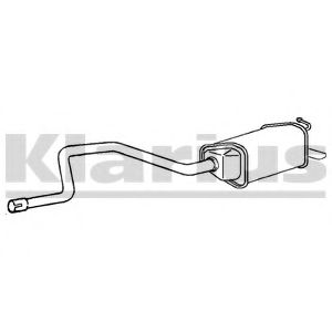 Глушитель выхлопных газов конечный KLARIUS FE638W