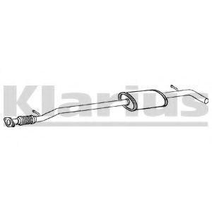 Средний глушитель выхлопных газов KLARIUS FT804E