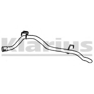 Труба выхлопного газа KLARIUS GM155A