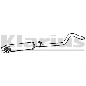 Средний глушитель выхлопных газов KLARIUS GM196M