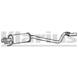 Средний глушитель выхлопных газов KLARIUS GM242W