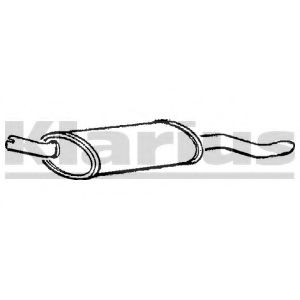 Глушитель выхлопных газов конечный KLARIUS GM355E