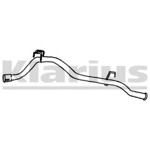 Труба выхлопного газа KLARIUS GM37W