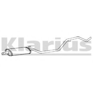 Средний глушитель выхлопных газов KLARIUS GM445X