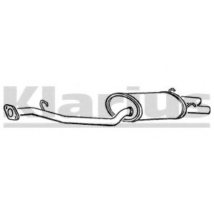 Глушитель выхлопных газов конечный KLARIUS HA103X