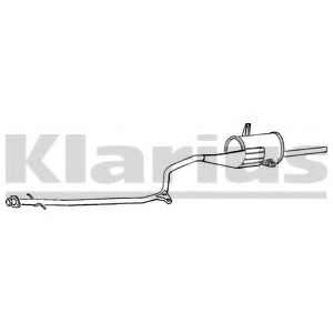 Глушитель выхлопных газов конечный KLARIUS HY27L