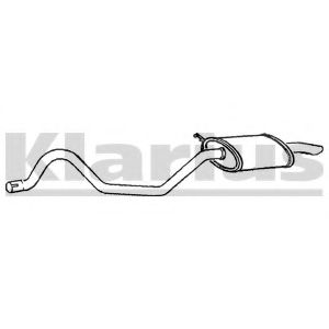 Глушитель выхлопных газов конечный KLARIUS LR154W