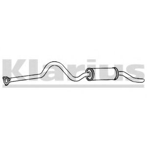 Глушитель выхлопных газов конечный WALKER 03405