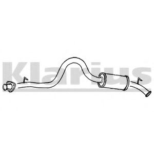 Глушитель выхлопных газов конечный KLARIUS LR94J