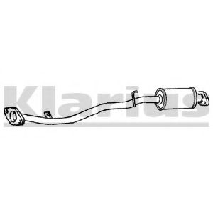 Средний глушитель выхлопных газов KLARIUS MA124P