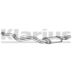 Предглушитель выхлопных газов KLARIUS MZ248E