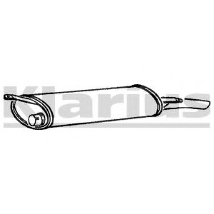 Глушитель выхлопных газов конечный KLARIUS PG127K