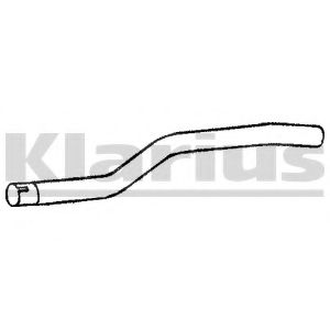 Труба выхлопного газа WALKER 01463