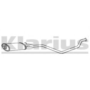 Средний глушитель выхлопных газов KLARIUS PG184C