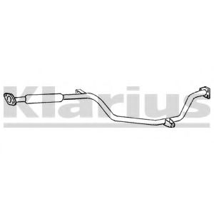 Средний глушитель выхлопных газов KLARIUS PR19W