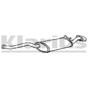 Глушитель выхлопных газов конечный KLARIUS RN415Q