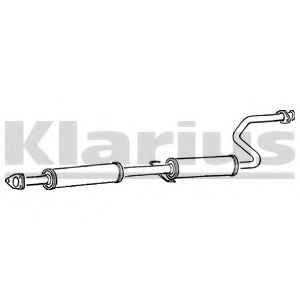 Средний глушитель выхлопных газов KLARIUS RR205T