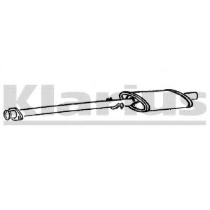 Средний глушитель выхлопных газов KLARIUS SE2H