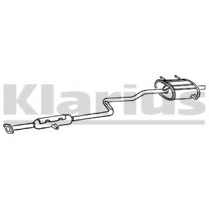 Глушитель выхлопных газов конечный KLARIUS SZ45Q