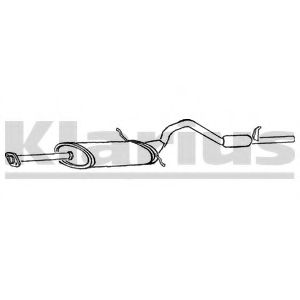 Глушитель выхлопных газов конечный KLARIUS SZ98M