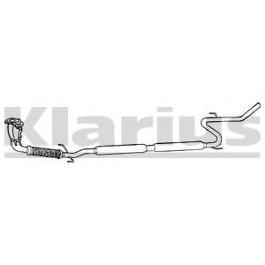 Предглушитель выхлопных газов KLARIUS TY222K