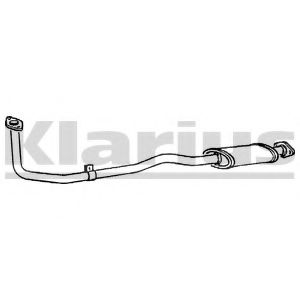 Предглушитель выхлопных газов KLARIUS TY238L