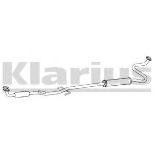 Средний глушитель выхлопных газов KLARIUS TY617E