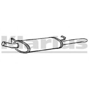 Глушитель выхлопных газов конечный KLARIUS VL472X