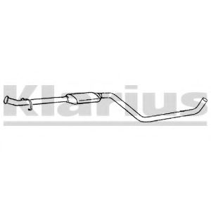 Средний глушитель выхлопных газов KLARIUS VO238E