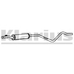 Средний глушитель выхлопных газов WALKER 17013