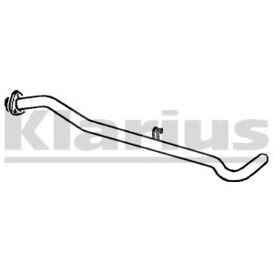 Труба выхлопного газа KLARIUS VW188J