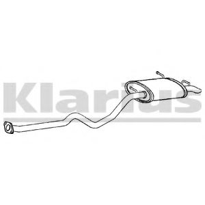 Глушитель выхлопных газов конечный KLARIUS 270717