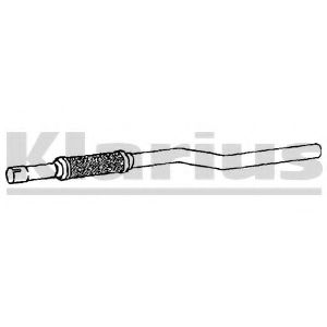 Труба выхлопного газа KLARIUS 142761