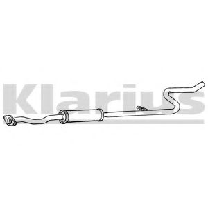 Средний глушитель выхлопных газов KLARIUS 270747
