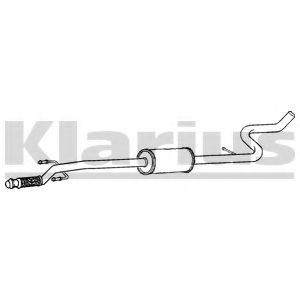 Средний глушитель выхлопных газов KLARIUS PG794E